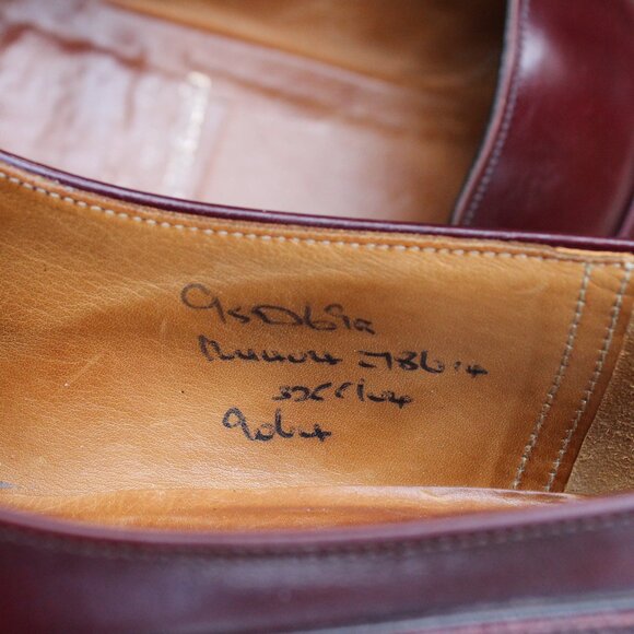 Church's Burgundy Leather Buckle Loafer, Size 9.5 D US, Made in England, GUC - Picture 11 of 14
